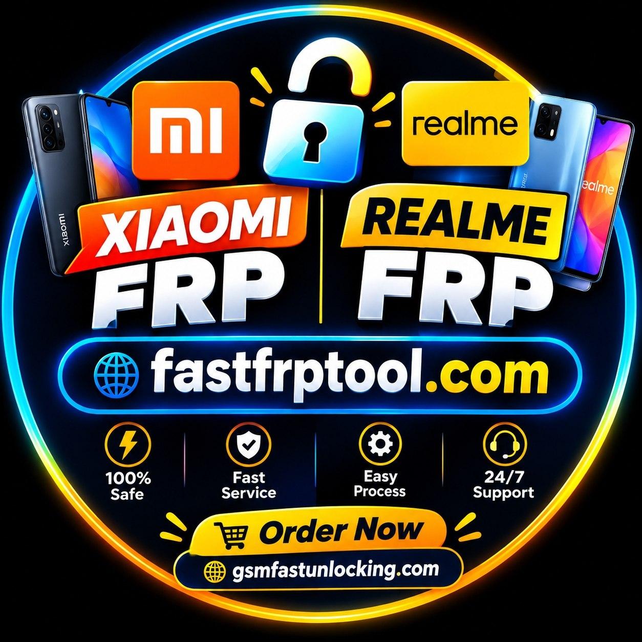FFT REALME OTP (1 Click FRP Unlock & MTK+QC / Support )